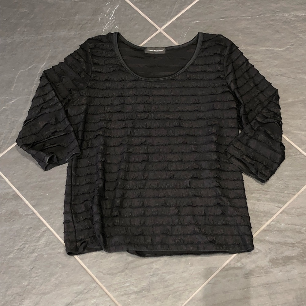 Travel Elements Black Top Size L